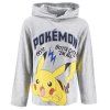 Dětské šedé triko s kapucí Pokémon