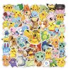 Kreativní samolepky inspirované Pokémon - 50 ks