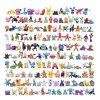 Sada 24 mini figurek Pokémon