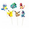 Narozeninová dekorace na dort a muffiny s motivem Pokémon