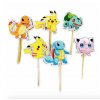 Narozeninová dekorace na dort a muffiny s motivem Pokémon