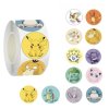 Kreativní samolepky ve stylu Pokémon - 500 ks