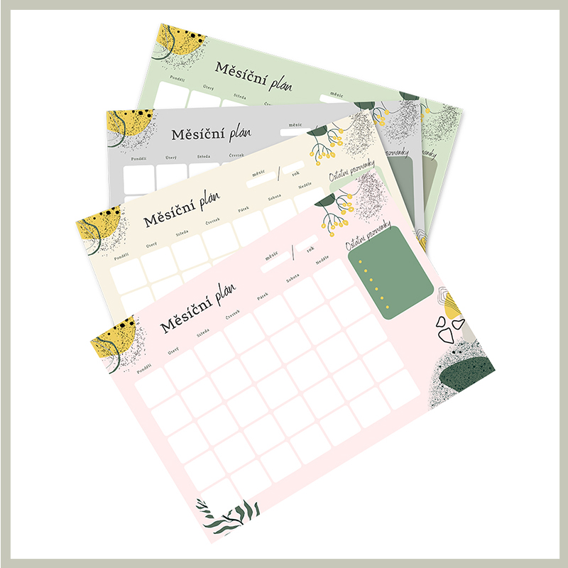 Magnetické plánovače, kalendáře