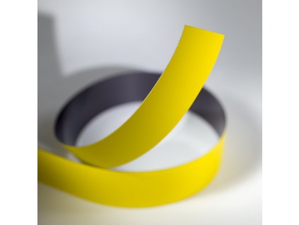 Magnetický pásek 40x0,6 mm, délka 1 m,  žlutý