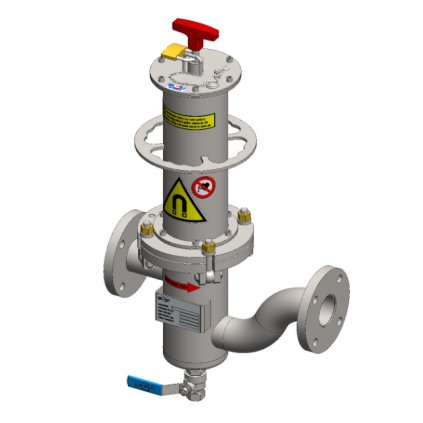 DN 50, jednoplášťový, 10.200 Gs