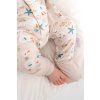 Mitwachsender Bambus-Kinderpyjama mit Magnetverschluss – Verspieltes Meer