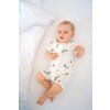 Summer bamboo romper with magnetic fastening – Ladybugs in the Meadow