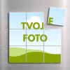 Fotomagnetická skládačka z vlastní fotky 15×15 cm (9 ks)