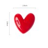 sada magnetek srdce cervene dekorace na lednici 2 ks 1