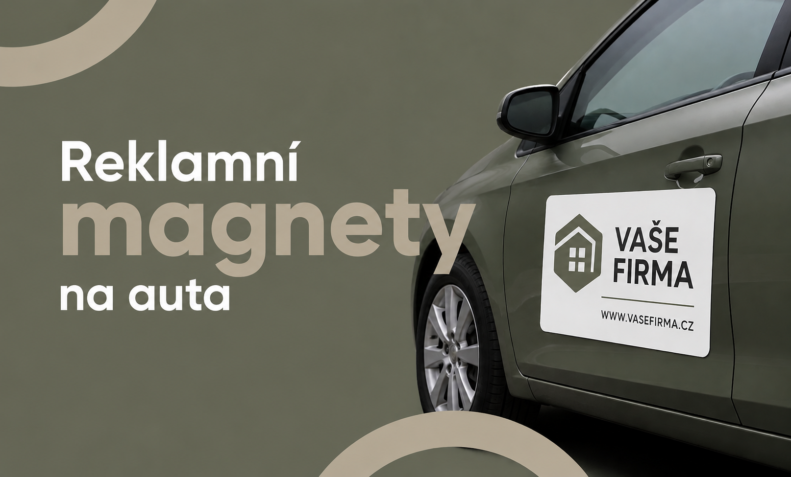 Reklamní magnety na auta