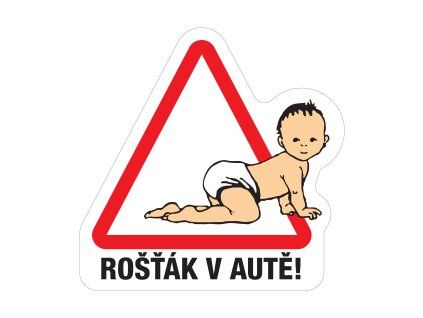 Magnet Rošťák v autě
