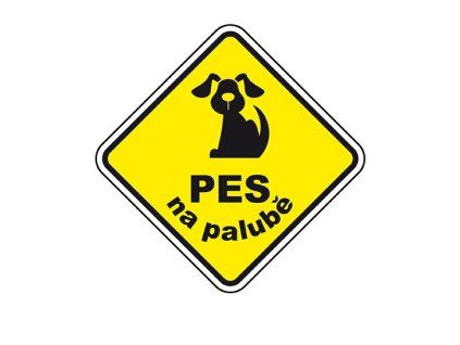 Samolepka Pes na palubě 5