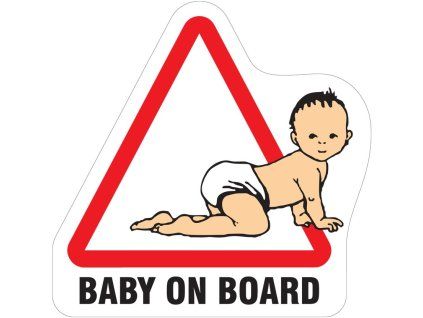 Samolepka Baby on board" 2"