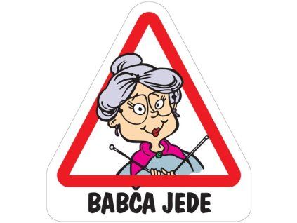 Magnet Babča jede-pletení