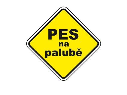 Samolepka Pes na palubě 1