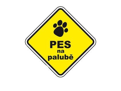 Samolepka Pes na palubě 4