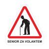 Samolepka Senior za volantem 2
