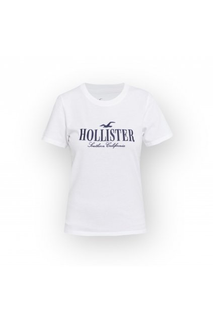 Hollister Ženy Tričko Bílá KI357 2336