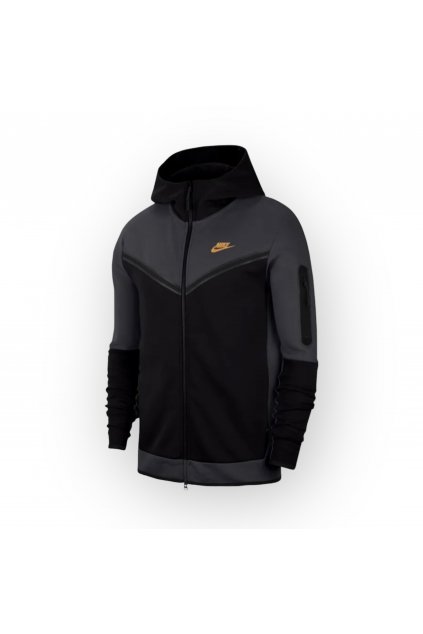Nike Sportswear Tech Fleece Mikina Black Grey DV0537