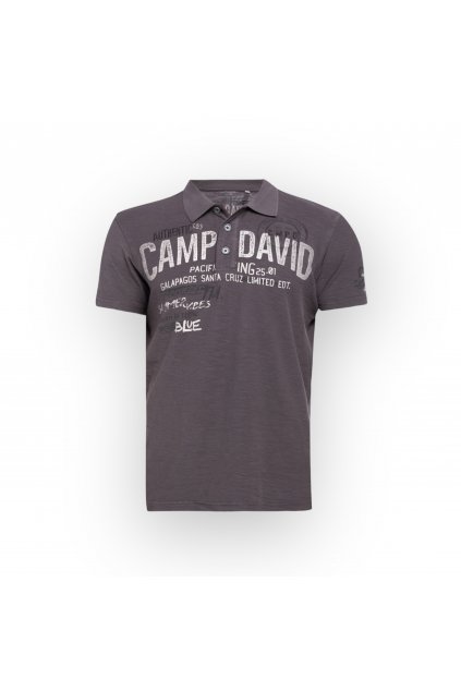 Camp David Muži Polo Tričko Šedá CCU 2000 3173