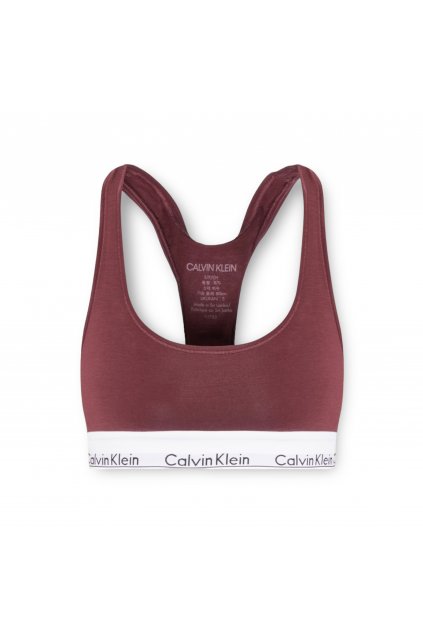 Calvin Klein Underwear Ženy Soft Bra Tmavě hnědá F3785E