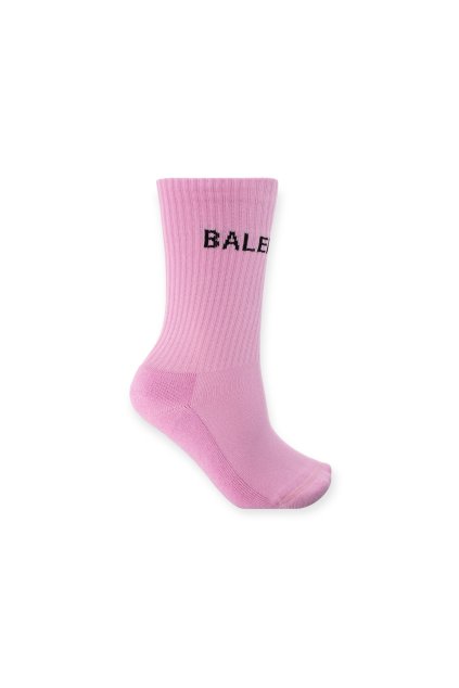 BALENCIAGA pletené ponožky růžová