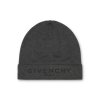 Givenchy Beanie Dark Grey zimní čepice Šedá GVCAPP U2014:4