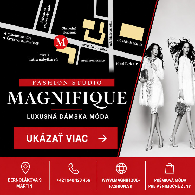 Predajňa s oblečením Magnifique-Fashion.sk v Martine