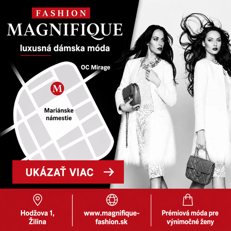 Predajňa s oblečením Magnifique-Fashion.sk v Žiline