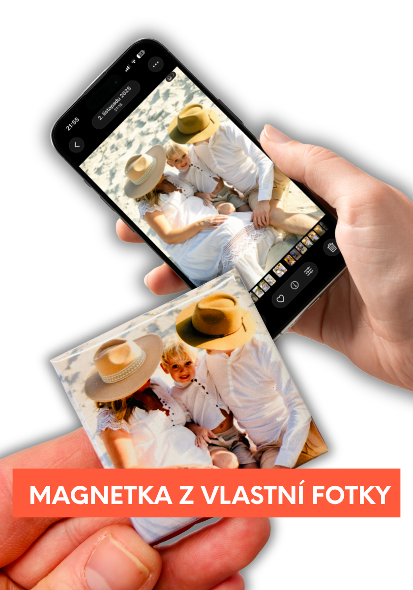 Magnetka z vlastní fotky (5×5 cm)
