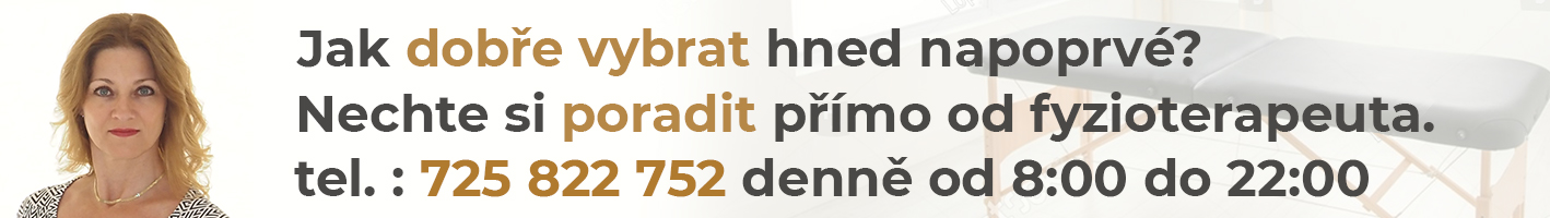 Nechte si poradit přímo od fyzioterapeuta.