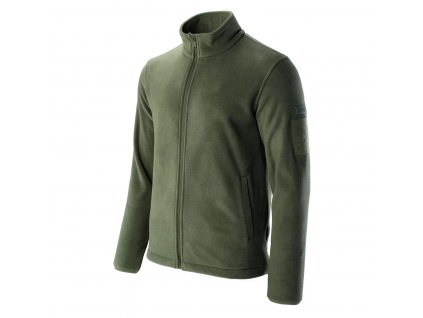 magnum essential fleece panska mikina oliva2