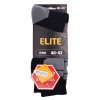 magnum elite sock black grey cerne sede ponozky
