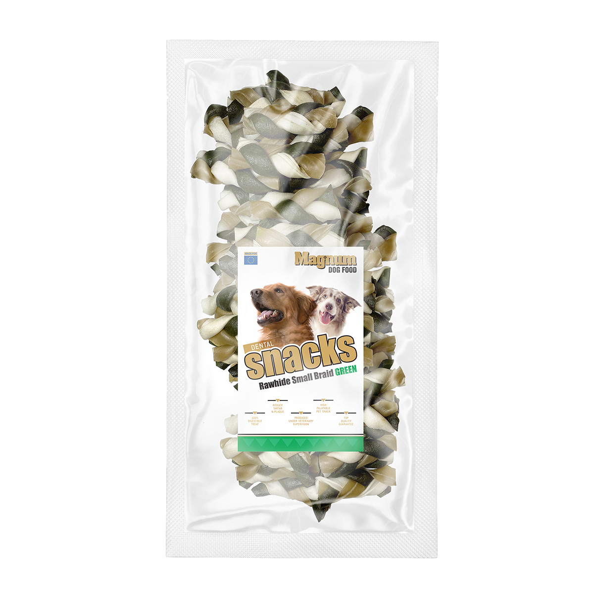Magnum Rawhide Small Braid Green 40 ks