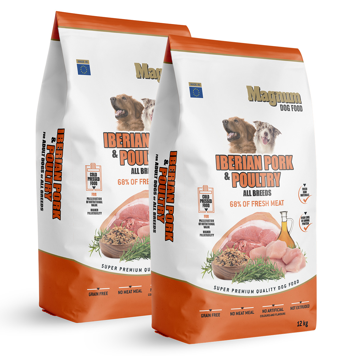 Magnum Iberian Pork & Poultry 2x 12 kg