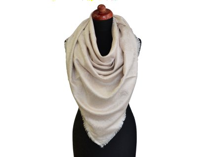 Maxi šála 69pz001 14sv světle béžová