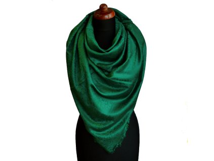 Maxi kašmírová šála - zelená