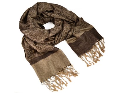 Šála teplá 69cz001 40.14a hnědá