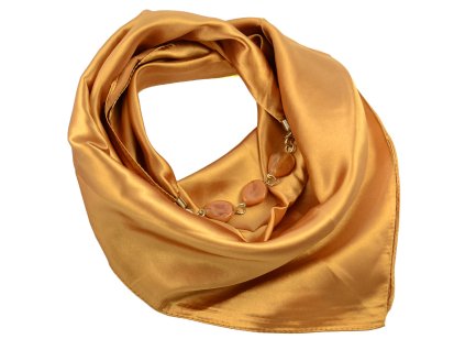 Šátek s bižuterií Stella - zlatý