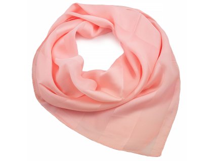 Šátek 63sv001 23a růžový jednobarevný