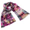 Maxi šála - fuchsiová s potiskem