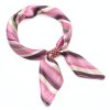 Šátek se sponkou Letuška Light - růžový s pruhy