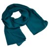 Šála vzdušná - zelenomodrá jednobarevná