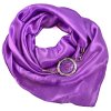 Šátek s bižuterií Stella - fialový
