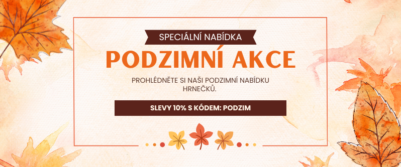 Sleva na dárkové hrnky podzim