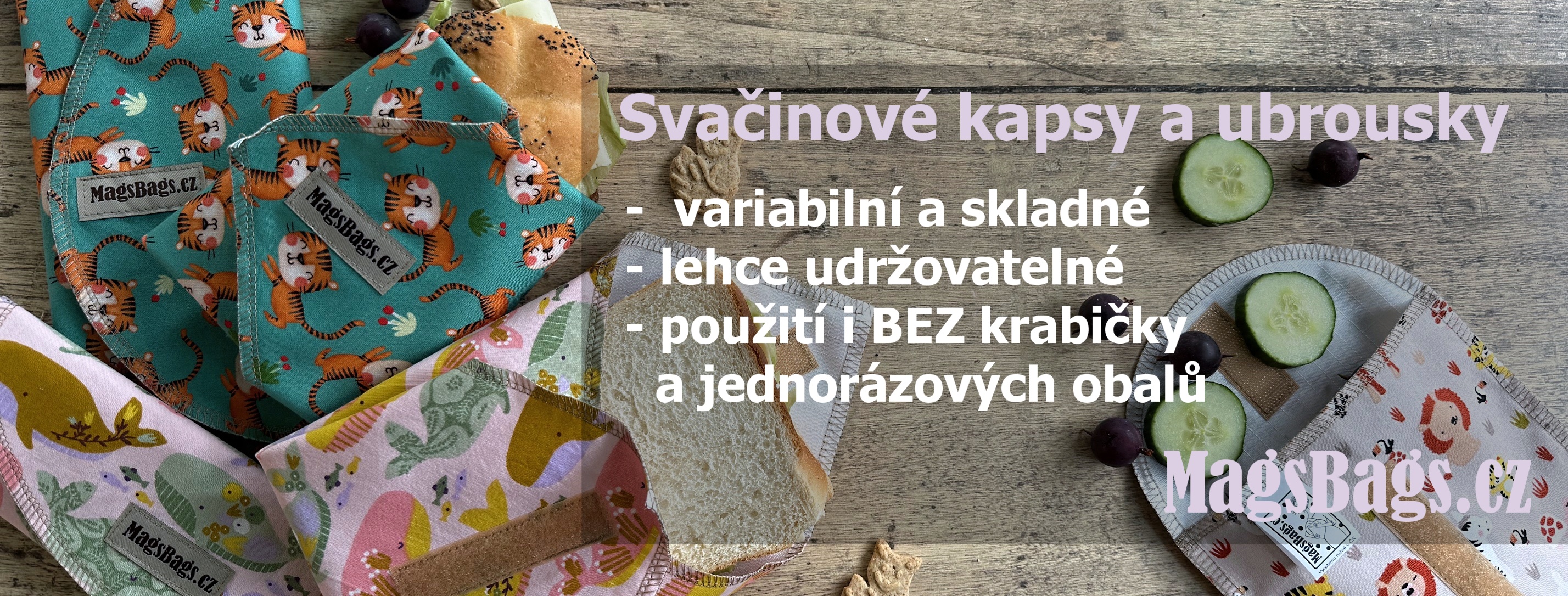 ubrousky a kapsy