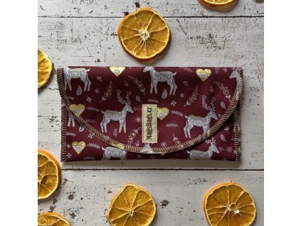 Limitka prosinec 2025 - velká svačinková kapsa, jeleni MagsBags.cz