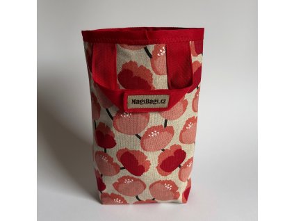 Odpadkový koš do auta - vlčí máky Magsbags.cz