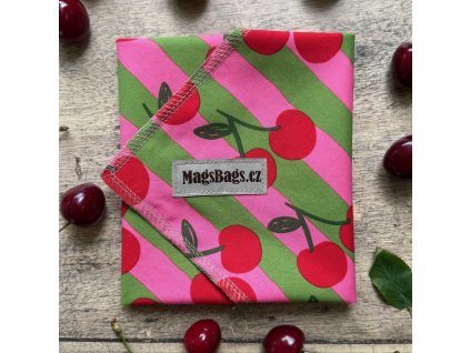 svačinový ubrousek, třešně MagsBags.cz