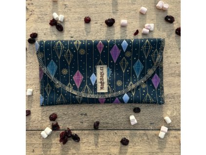 Limitka zima 2025 - velká svačinková kapsa, diamanty MagsBags.cz